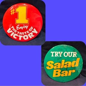 1983 & 1984 Burger King Buttons